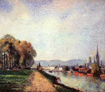 卡米耶 畢沙羅 View of Rouen 卡米耶 畢沙羅 View of Rouen